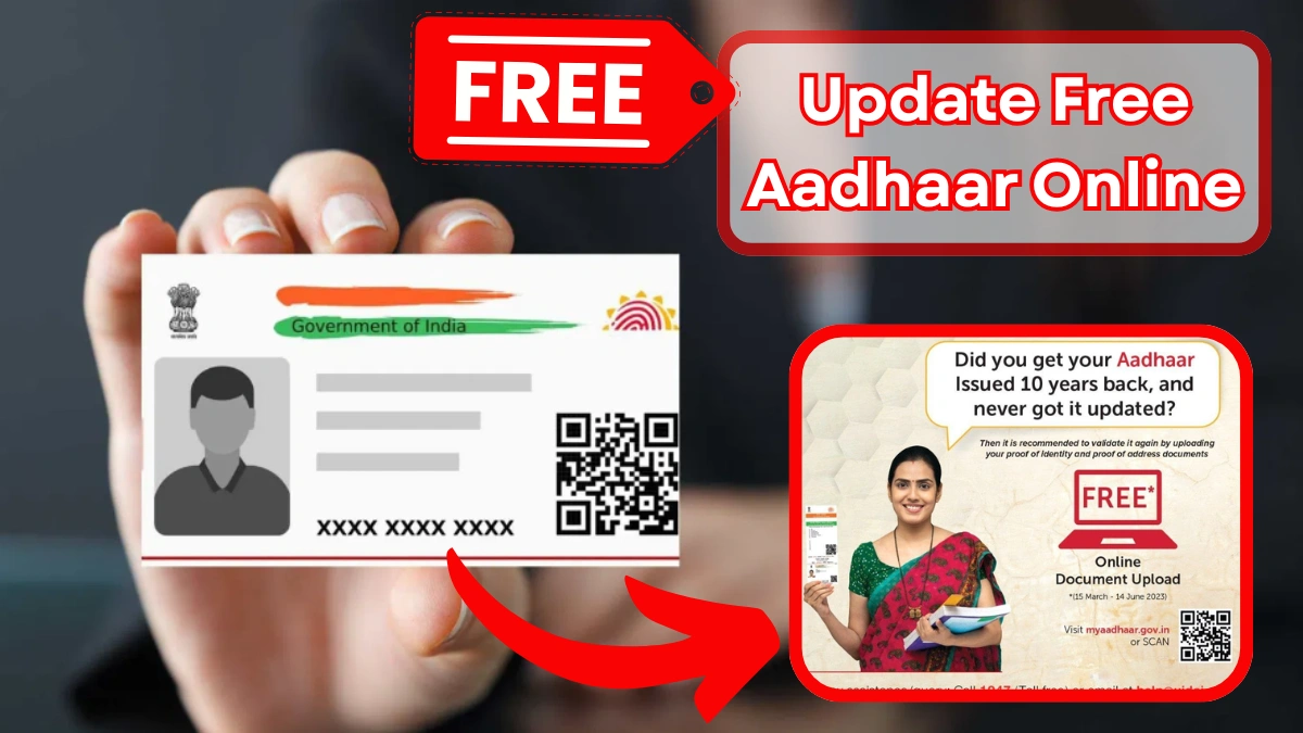 Free Update of Aadhaar Online